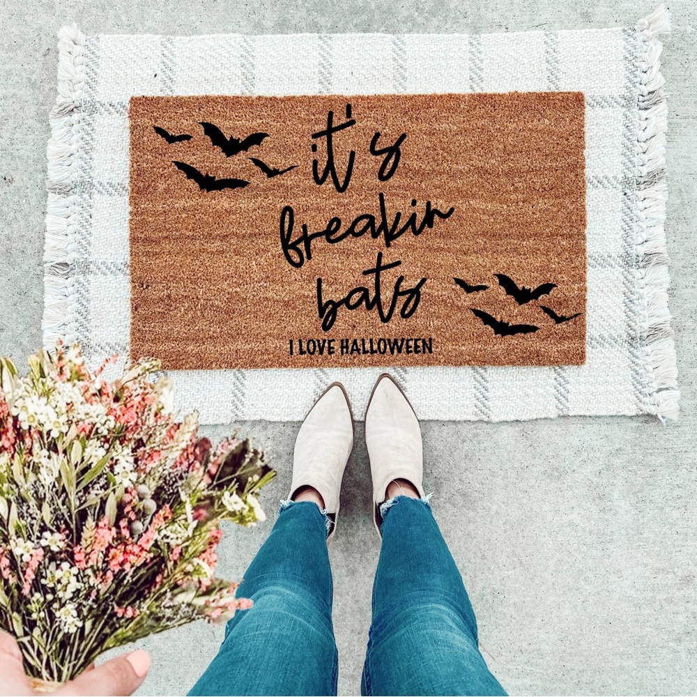 It’s Freakin Bats Halloween Doormat